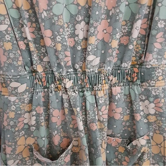 Lucy & Yak Carmen Floral Boilersuit Organic Cotton The Tay Print Womens S - Picture 8 of 14